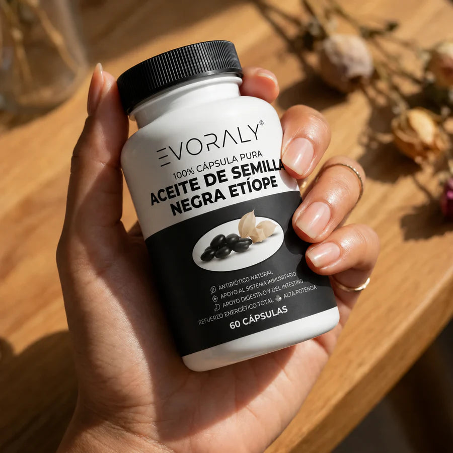 Evoraly Aceite Etiope- Formula con 4,64% de timoquinona