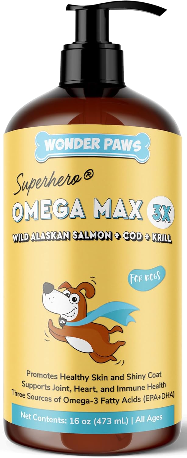 OMEGA MAX 3X WONDER PAWS°- Solucion Articular para tu perrito