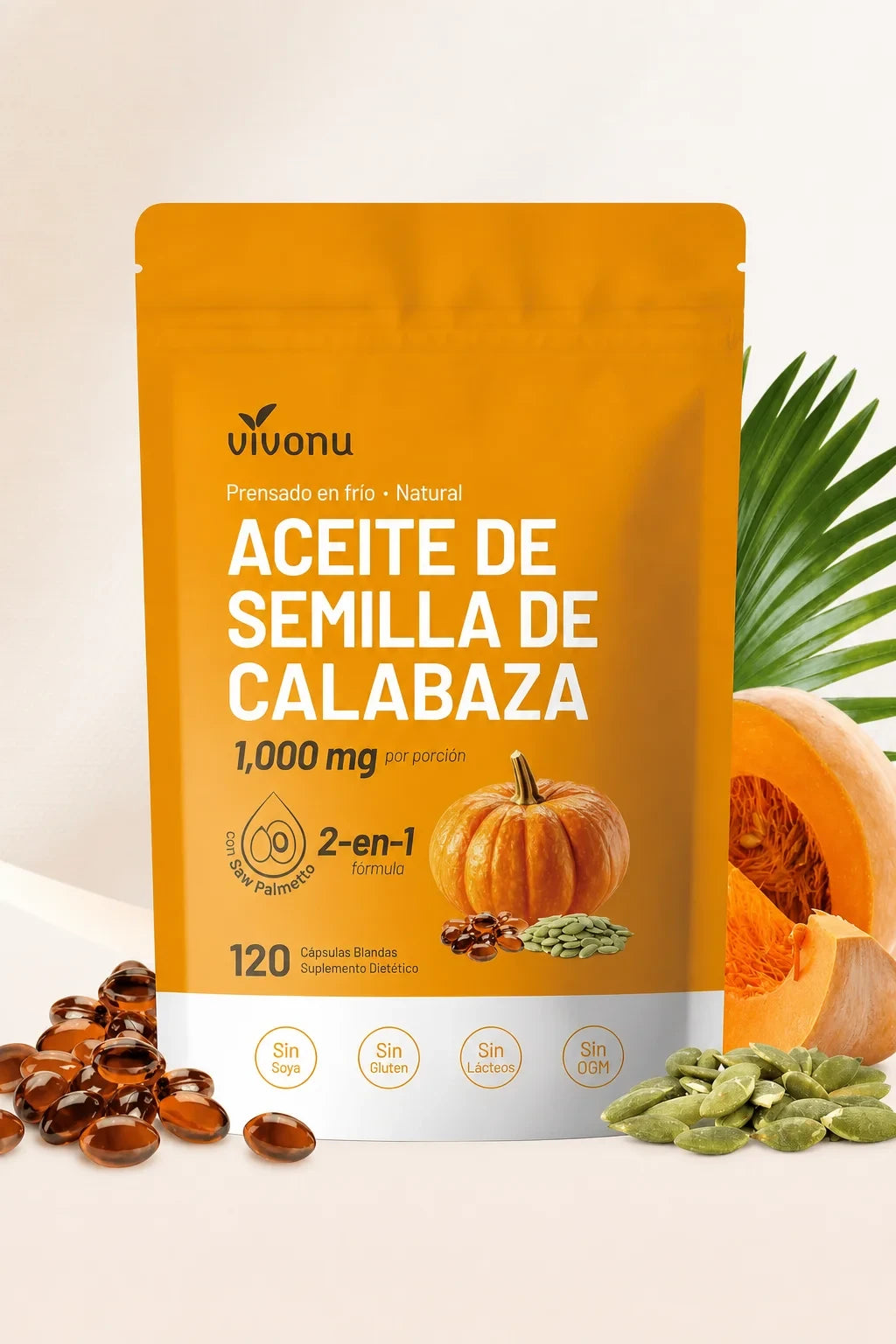 aceite de semilla de calabaza- cuida de tu próstata